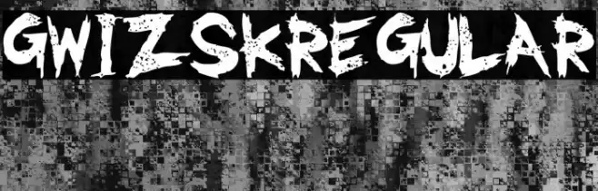 GwizsK-Regular Font examples