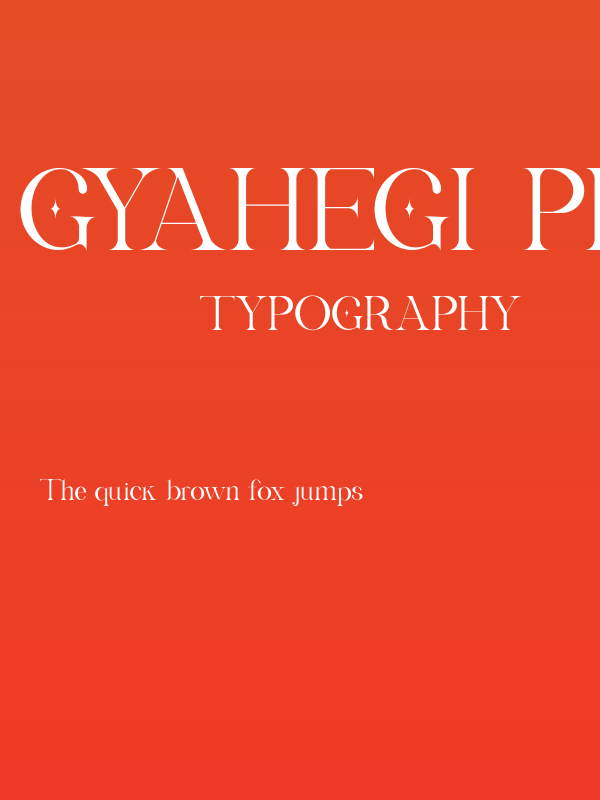 Gyahegi-PersonalUse Poster