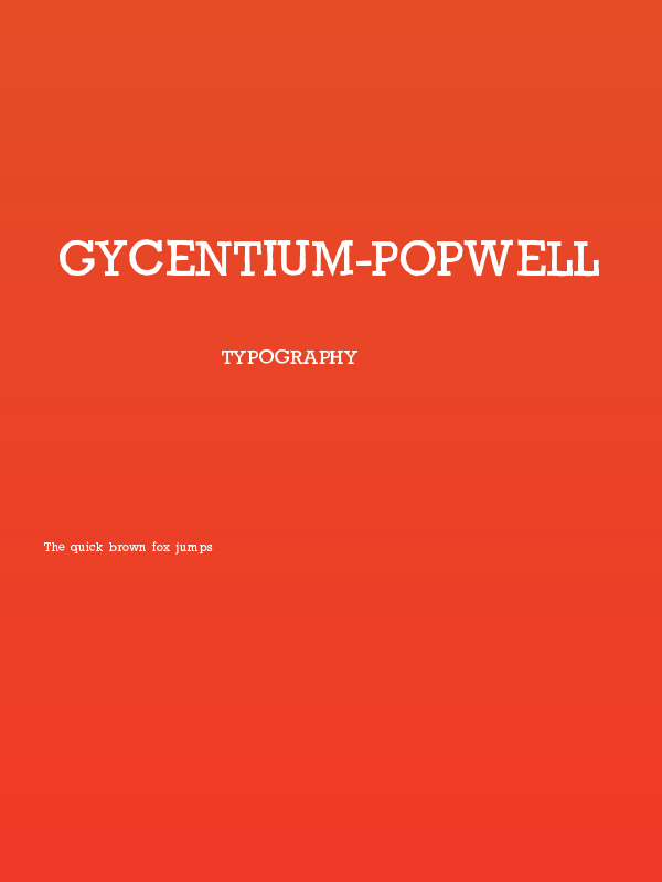 Gycentium-Popwell Poster