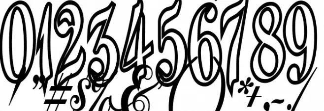 GyiestOld Font OTHER CHARS