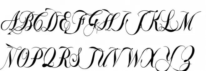 GyiestOld Font UPPERCASE