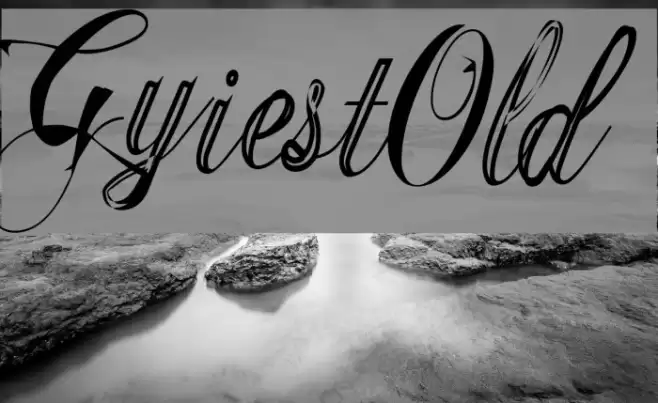 GyiestOld Font examples