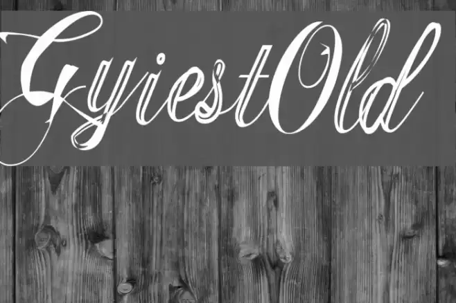 GyiestOld Font examples