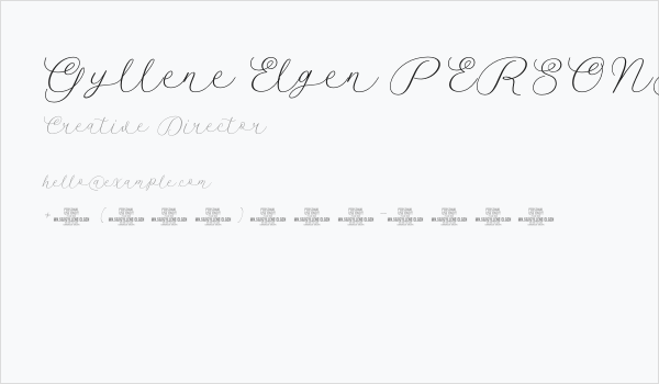 Gyllene Elgen PERSONAL USE Regular Business Card