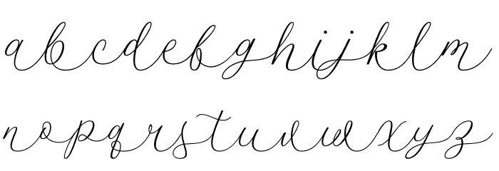 Gyllene Elgen PERSONAL USE Regular Font LOWERCASE