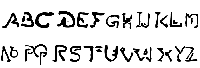 Gylphs of the Ancients Font LOWERCASE