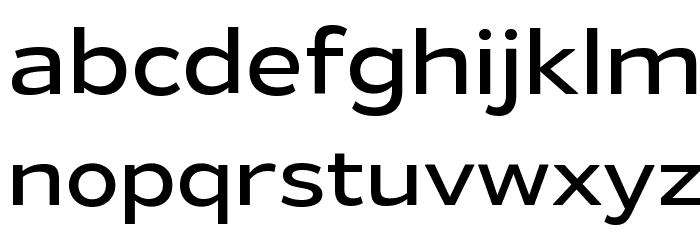 GymkhanaBk-Regular Font LOWERCASE