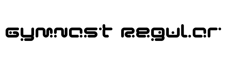Gymnast Regular  font caratteri gratis