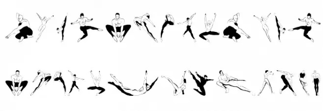 Gymnastics Caratteri MINUSCOLO