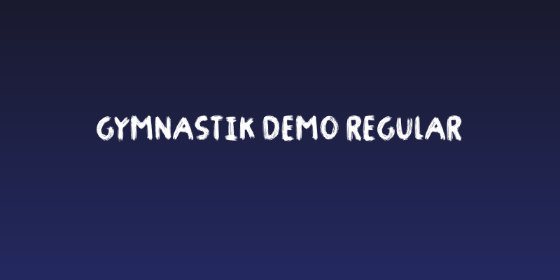 Gymnastik DEMO Regular Social Header