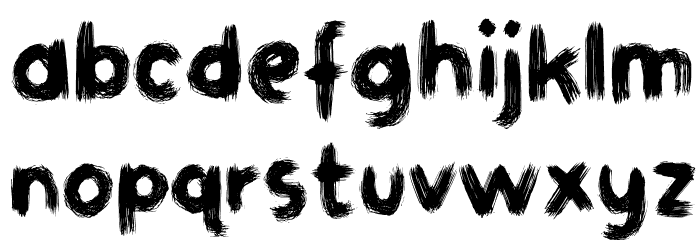 Gymnastik DEMO Regular Font LOWERCASE
