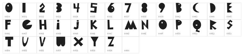 Gymnius Plain Character Map