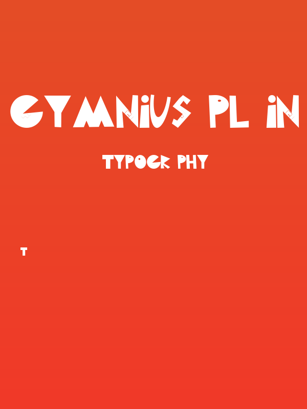 Gymnius Plain Poster