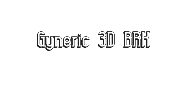 Gyneric 3D BRK Logo