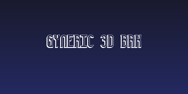 Gyneric 3D BRK Social Header