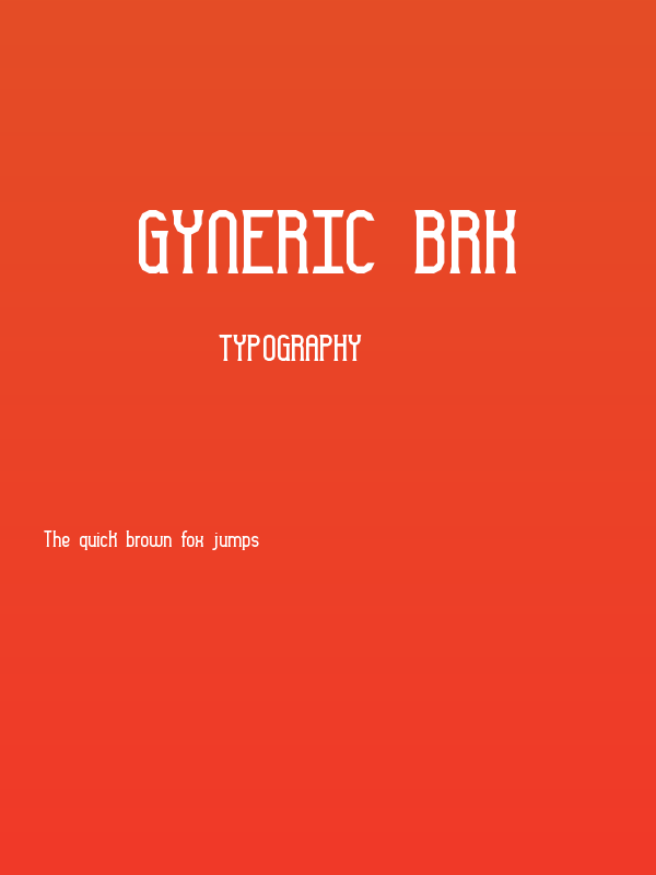 Gyneric BRK Poster