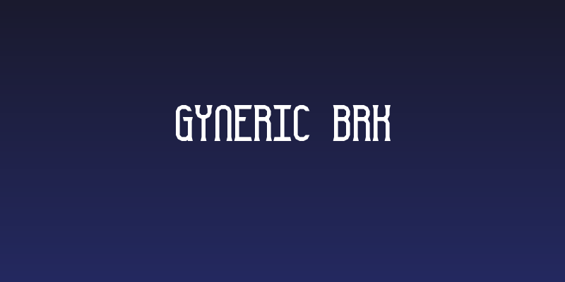 Gyneric BRK Social Header
