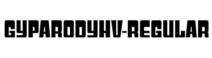 GyparodyHv-Regular  font caratteri gratis