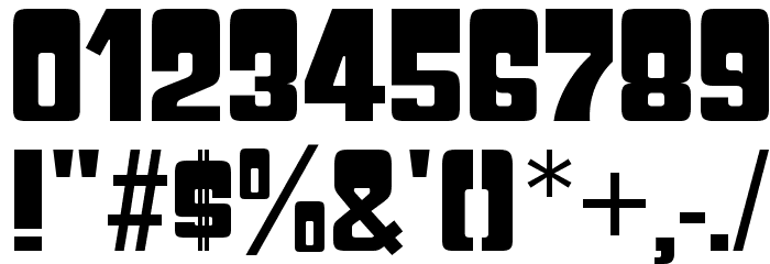 GyparodyHv-Regular Font OTHER CHARS