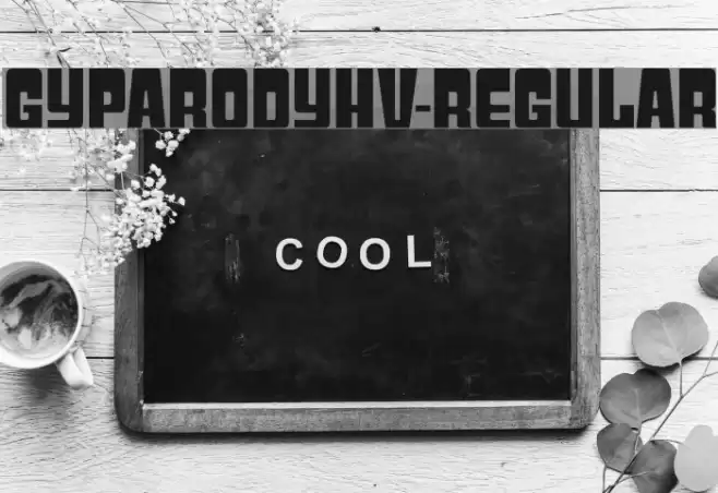 GyparodyHv-Regular Font examples