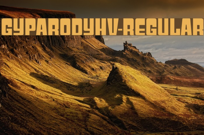 GyparodyHv-Regular Font examples
