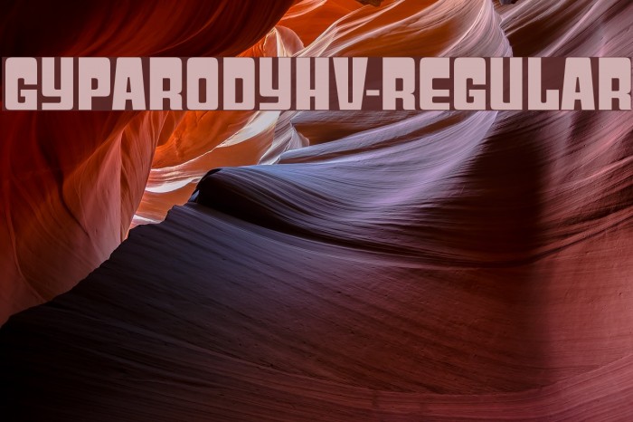 GyparodyHv-Regular Font examples