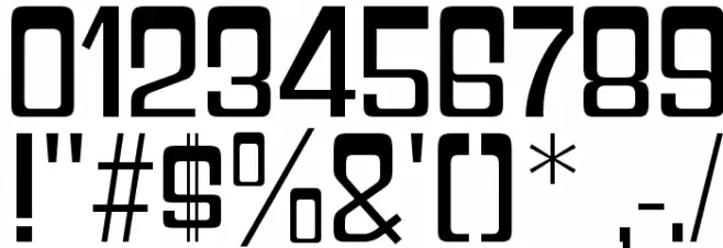 GyparodyRg-Regular Font OTHER CHARS