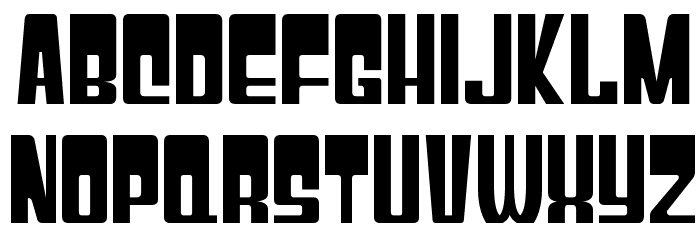 Gyparody Font LOWERCASE