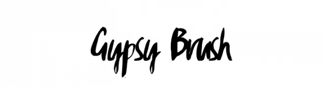 Gypsy Brush  नि: शुल्क फ़ॉन्ट्स डाउनलोड
