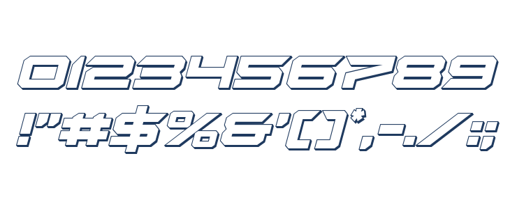 Gypsy Killer 3D Italic Other Characters