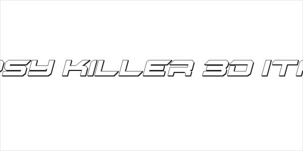 Gypsy Killer 3D Italic Logo