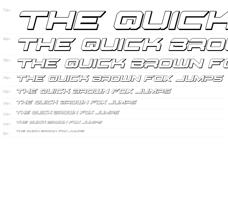 Gypsy Killer 3D Italic Waterfall