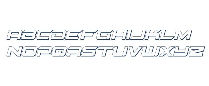 Gypsy Killer 3D Italic Lowercase