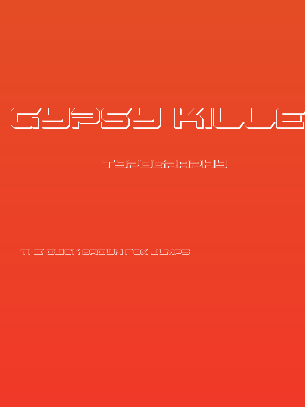 Gypsy Killer 3D Regular Poster