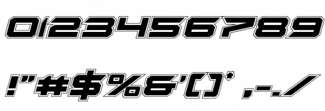 Gypsy Killer Academy Italic Font OTHER CHARS