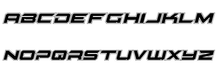 Gypsy Killer Academy Italic Font LOWERCASE