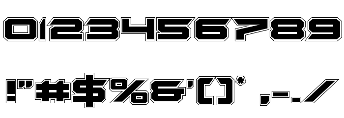 Gypsy Killer Academy Regular Font OTHER CHARS