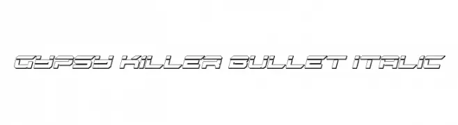 Gypsy Killer Bullet Italic 