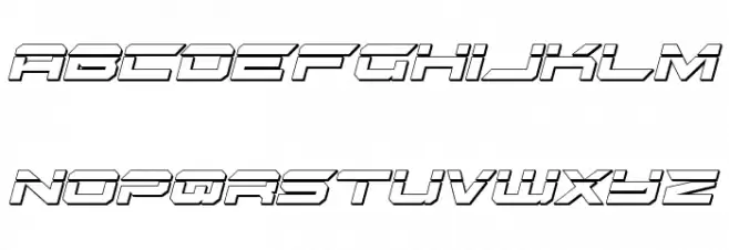 Gypsy Killer Bullet Italic خط أحرف كبيرة