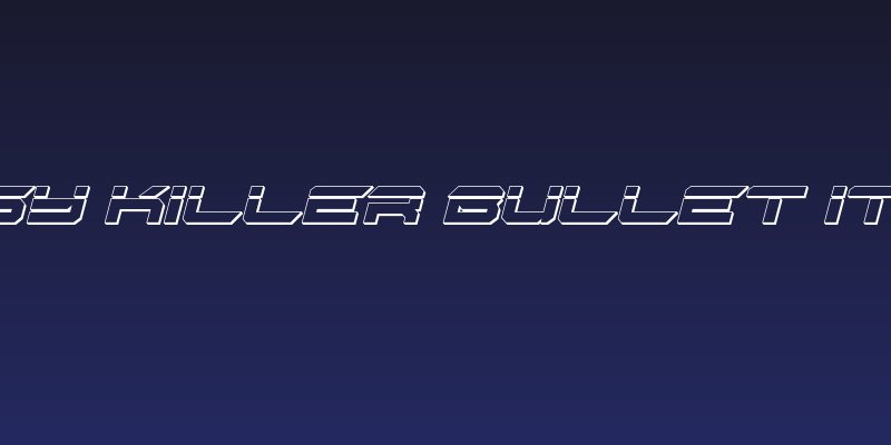 Gypsy Killer Bullet Italic Social Header