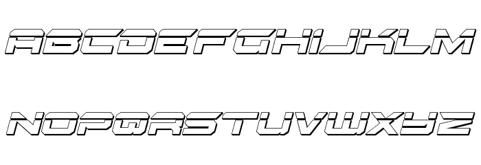 Gypsy Killer Bullet Italic Font LOWERCASE