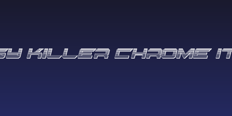 Gypsy Killer Chrome Italic Social Header