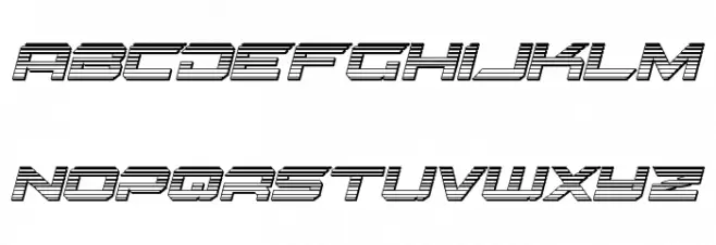 Gypsy Killer Chrome Italic Fuentes MINÚSCULAS