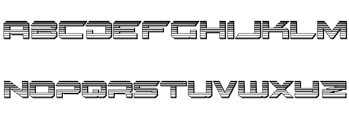 Gypsy Killer Chrome Regular Font LOWERCASE