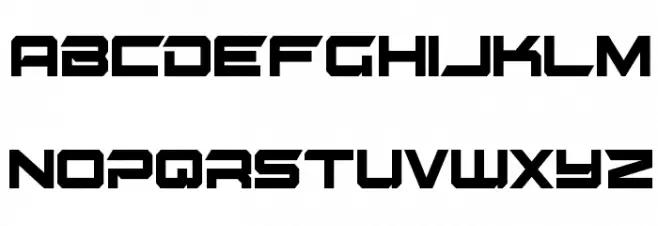 Gypsy Killer Condensed Шрифта ВЕРХНИЙ