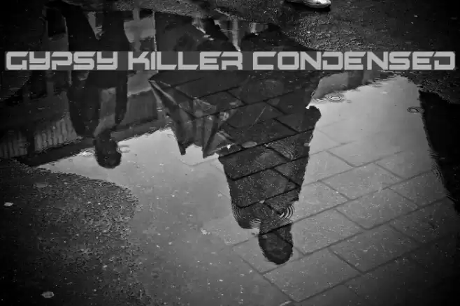 Gypsy Killer Condensed Font examples