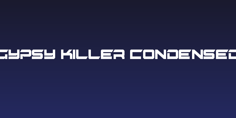 Gypsy Killer Condensed Social Header