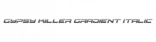 Gypsy Killer Gradient Italic 