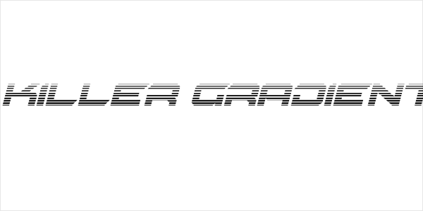 Gypsy Killer Gradient Italic Logo