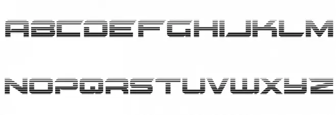 Gypsy Killer Gradient Regular フォント 大文字